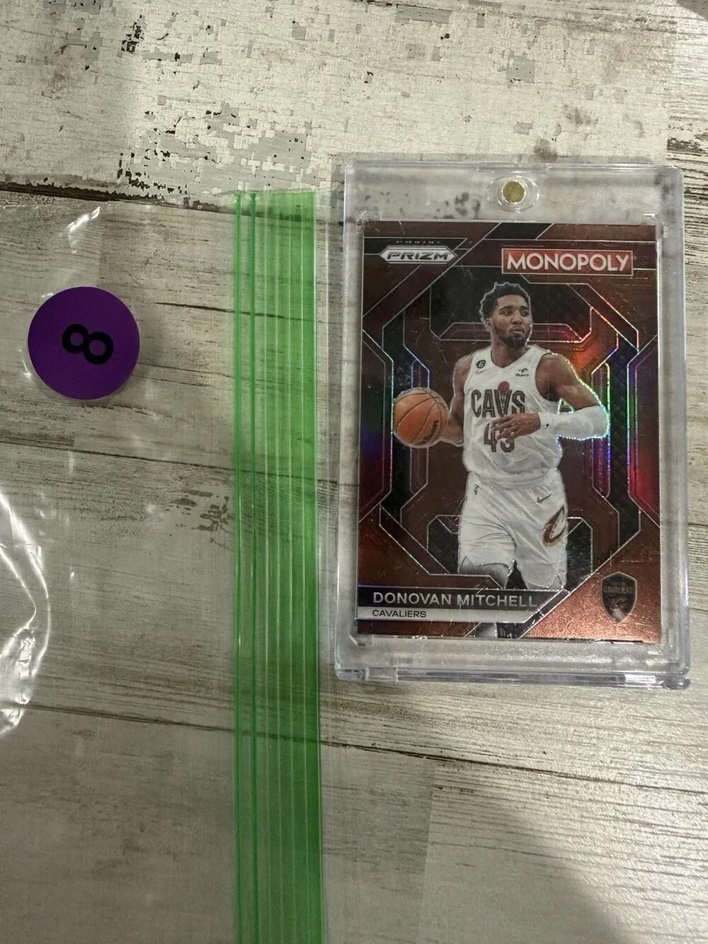 2023-24 Panini Prizm Monopoly Donovan Mitchell Red Prizm /249 #PS10 Cavaliers